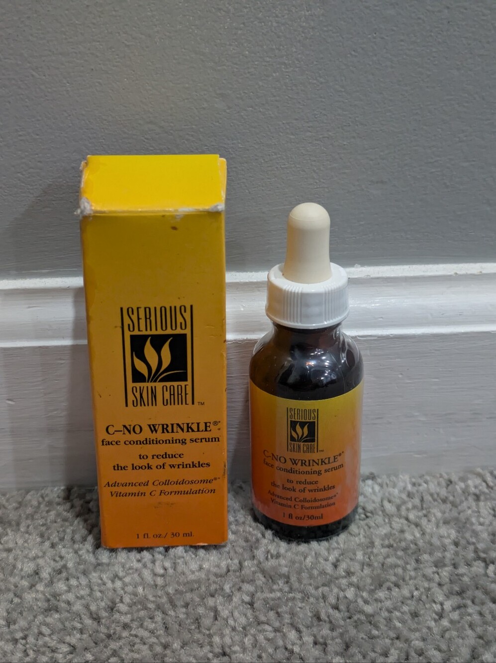 NEW Serious Skin Care Vitamin C-No Wrinkle Face Conditioning Serum 1 oz Sealed